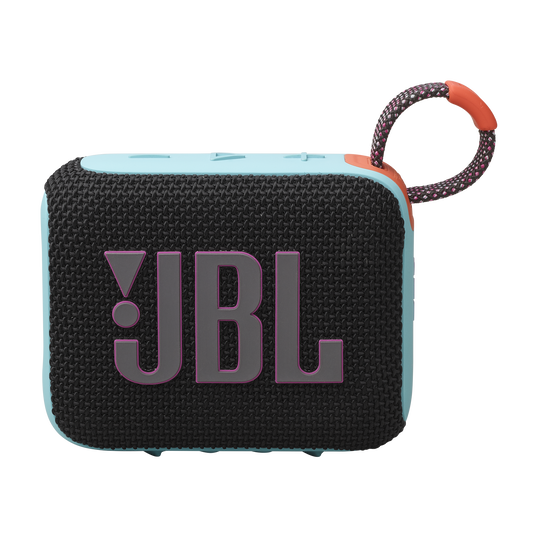 JBL Go 4 - Black and Orange - Ultra-Portable Bluetooth Speaker - Front